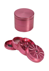 Masher Aluminum Grinder 4pc Pink